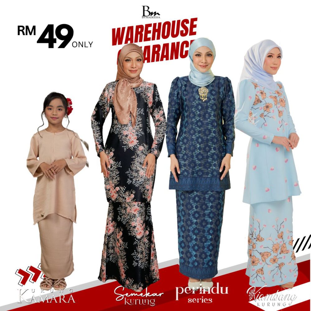 WAREHOUSE SALE – RM49