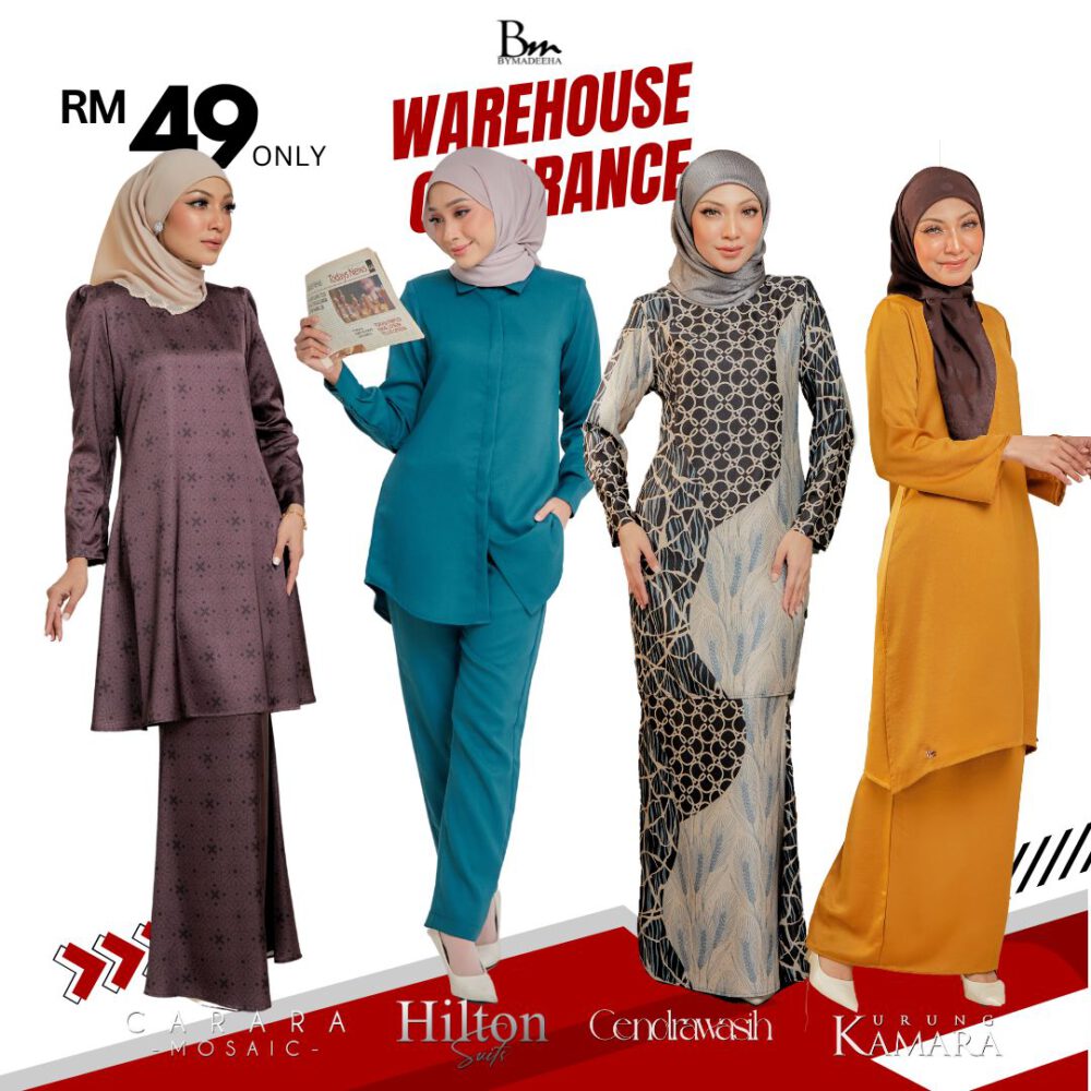 WAREHOUSE SALE – RM49