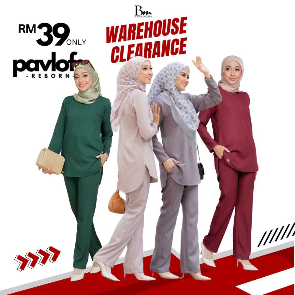 WAREHOUSE SALE – RM39